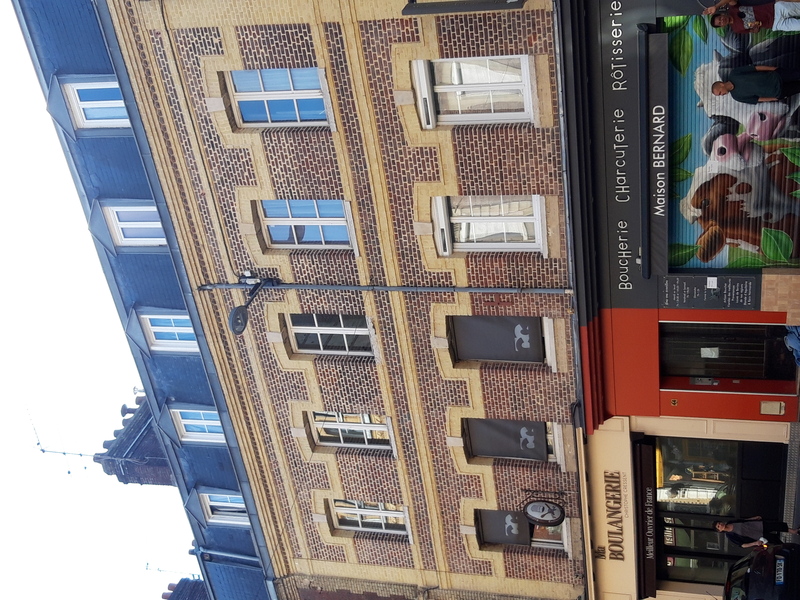 Crédit photo : cerema Collectif en brique manufacturée